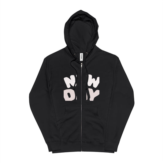 Unisex Fleece Zip Up Hoodie